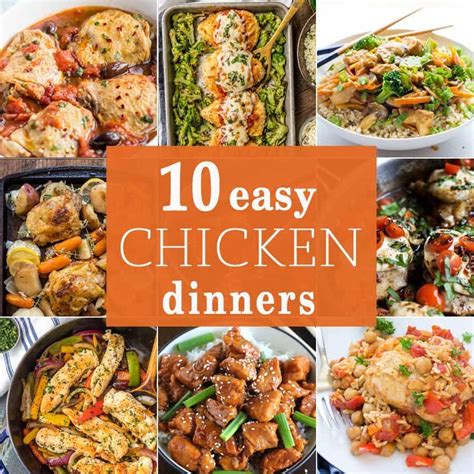 top 10 easiest dinner recipes.